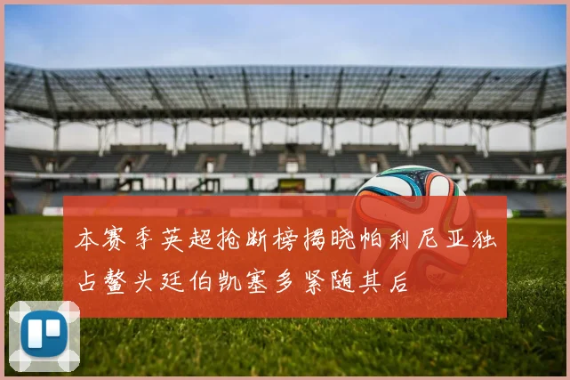 本赛季英超抢断榜揭晓帕利尼亚独占鳌头廷伯凯塞多紧随其后